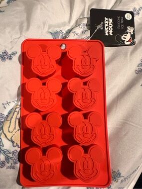 Disney Red Mickey Mouse Silicone Mold Ice Tray